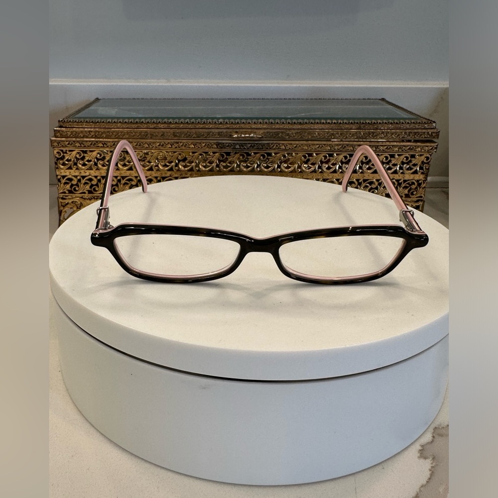 Robert Marc Slim Black/Pink Rectangular Rx Eyegla… - image 2